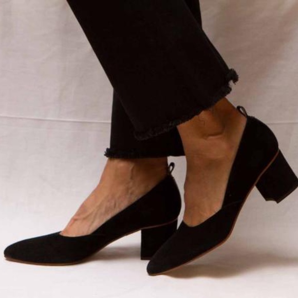 ATP Atelier Black Suede Nava Pumps - Picture 8 of 8